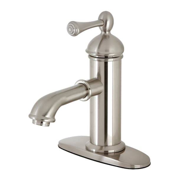KS7418BL Paris Single Lever Handle Bathroom Faucet, Brushed Nickel
